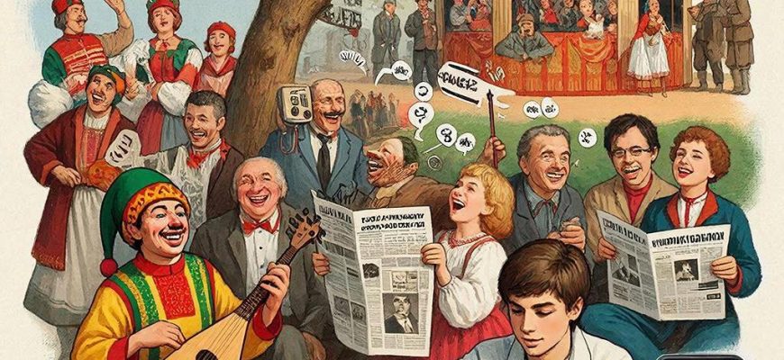 От скоморохов до мемасиков: Путешествие русского анекдота сквозь века и технологии